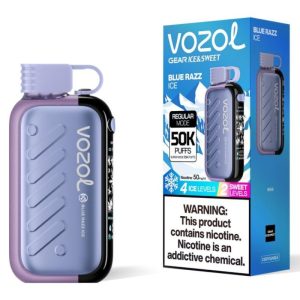 Vozol Gear Ice & Sweet 50000 Blue Razz Ice Flavor