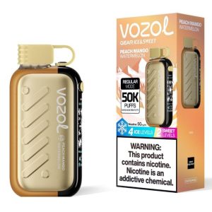 Vozol Gear Ice & Sweet 50k Peach Mango Watermelon Flavor