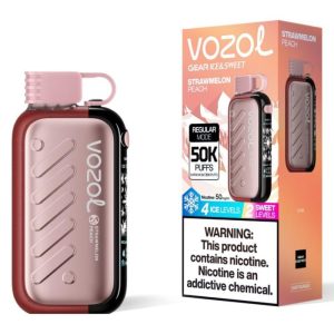 Vozol Gear Ice & Sweet 50000 Strawmelon Peach Flavor