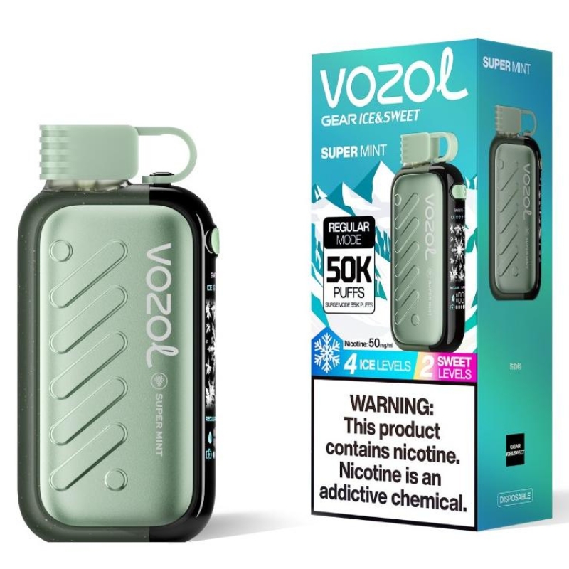 Vozol Gear 50k Super Mint Geschmack