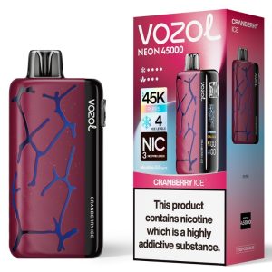 Vozol Neon 45000 Cranberry Ice