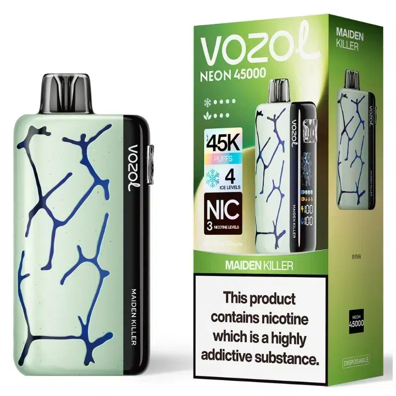 vozol 25000 maiden killer VOZOL GEAR SHISHA 25000 PUFFS DISPOSABLE - MAIDEN KILLER - Bawadi Vape  Dubai, UAE Premium Vape Products