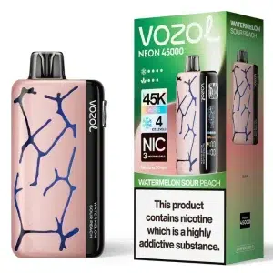 Vozol Neon 45000 Watermelon Sour Peach Vozol Neon 45000 Watermelon Sour Peach